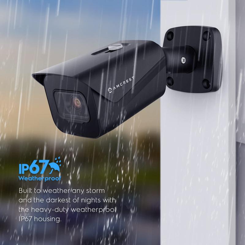 Câmera de segurança Amcrest UltraHD 4K (8MP) IP POE Outdoor